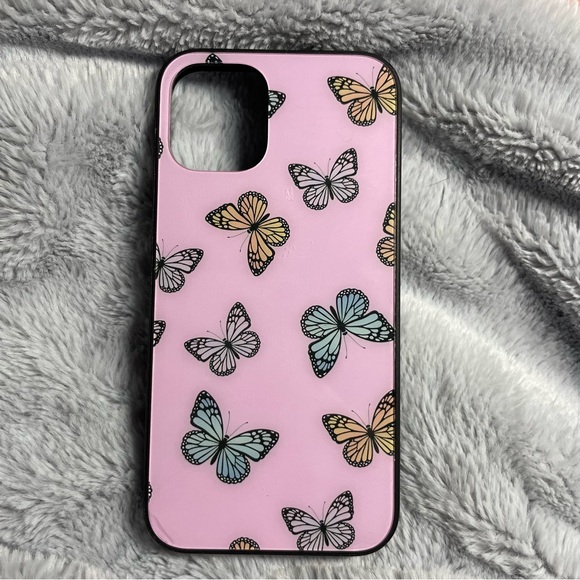 iPhone 12 Mini Case - Butterfly Print - Picture 1 of 2